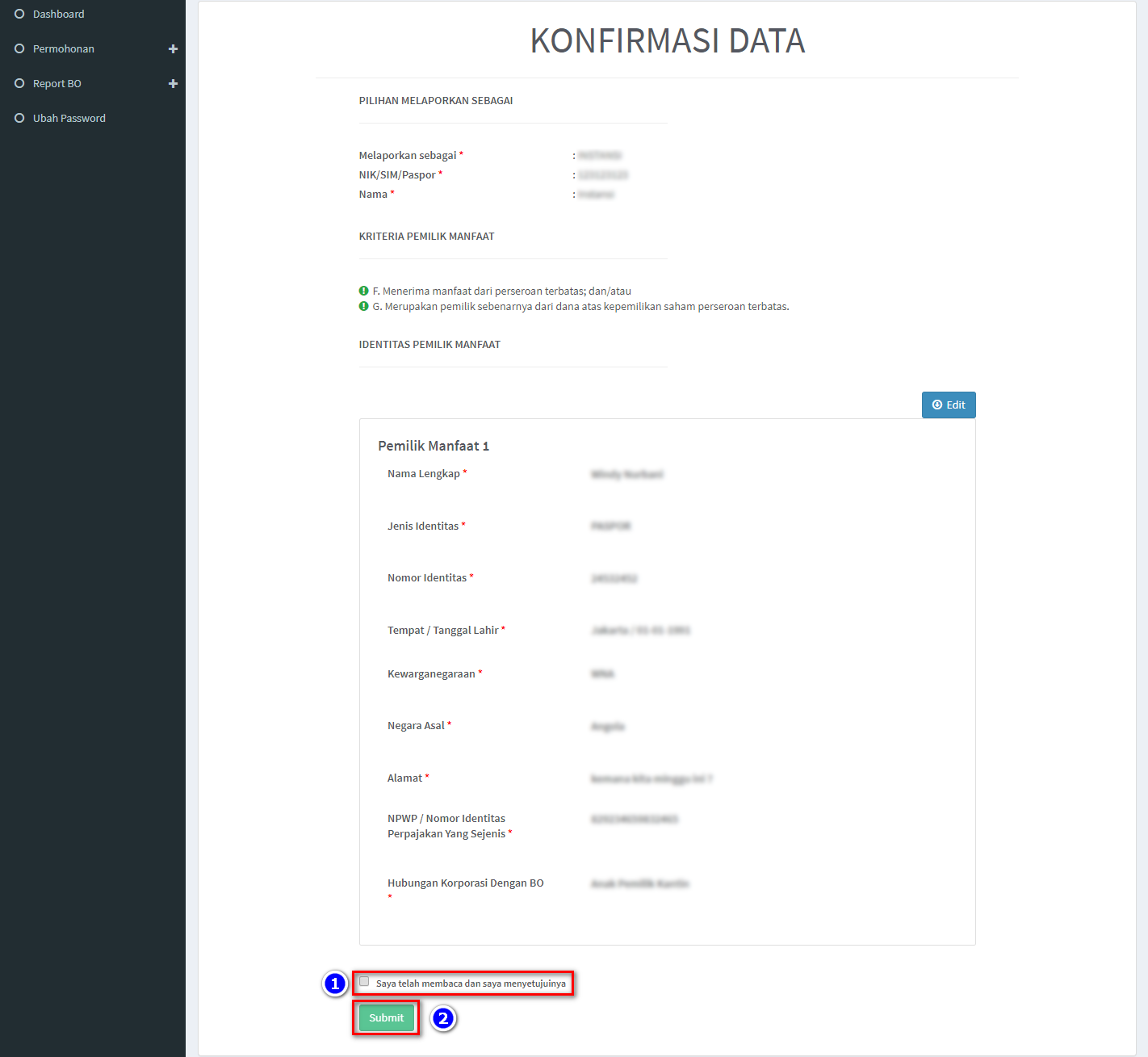 Permohonan Notaris Ahu Online