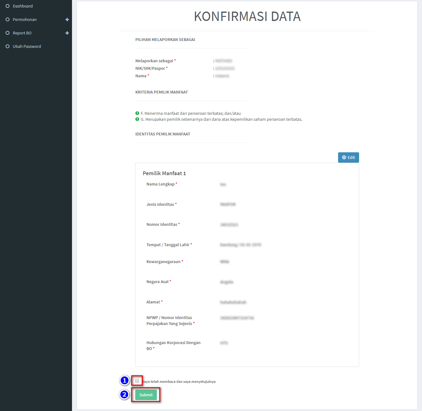 Permohonan Notaris Ahu Online