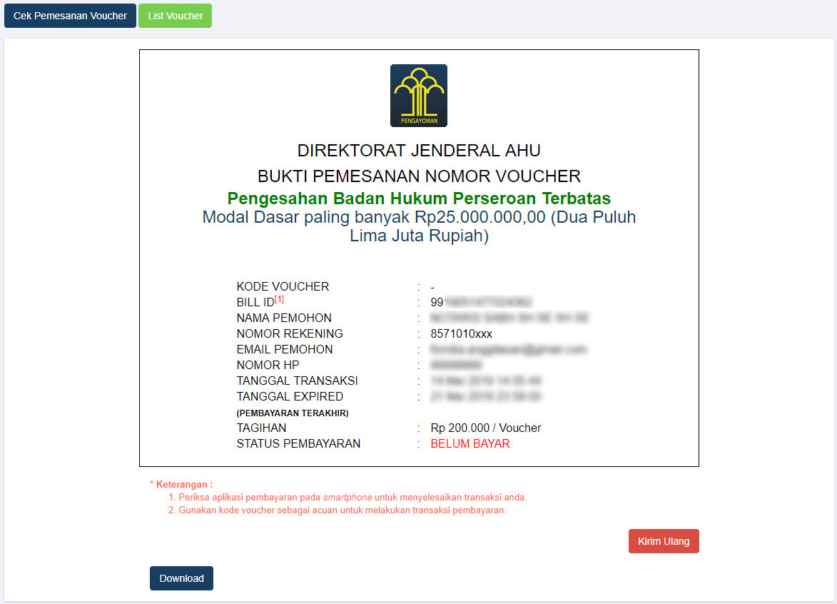  Contoh  Akta Perubahan Pengurus Cv Pigura 